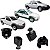 Kit Bucha Reparo Tampa Traseira Fiat Strada 2008/2020 - Imagem 2