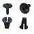 Kit 30 Pcs Bucha Parafuso Parachoque Volkswagen Passat 2006/2015 - Imagem 2
