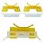 3 Presilhas Travas Do Friso Do Parabrisa Honda Civic 2007/2012 - Imagem 1