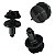 Kit 10 Presilha Grampo Do Parachoque Ford Fusion 2013/2019 - Imagem 4