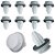 10 Presilha Forro Tampa Porta Mala Toyota Rav4 2000/2012 - Imagem 3