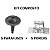 Kit 10 Pcs Presilha Parafuso Parabarro Chevrolet GM Tracker 2014/2020 - Imagem 2