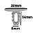 Kit 20 Presilha Grampo Forro Teto Fiat Uno 1989/2010 - Imagem 3