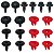 Kit 18 Pcs Presilha Parachoque New Fiesta 2013/2017 - Imagem 3