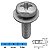 Parafuso Automotivo Philips M6 X 20mm - Imagem 1