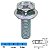 Parafuso Automotivo Philips M6 X 16mm - Imagem 3