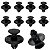 Kit 10 Presilha Grampo Defletor Inferior Mitsubishi Lancer 2014/2020 - Imagem 1