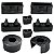 8 Bucha Reparo Dobradiça Tampa Traseira Chevrolet GM S10 1995/2011 - Imagem 1