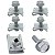 5 Porca + 5 Parafusos Do Parachoque Audi A5 2010/2015 - Imagem 2