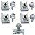 5 Porca + 5 Parafusos Suporte Caixa De Bateria Audi Rs4 2006/2013 - Imagem 1