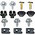 Kit Grampo Presilha Parachoque Chevrolet GM Corsa 1994/2010 - Imagem 3