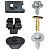 Kit Grampo Presilha Parachoque Chevrolet GM Corsa 1994/2010 - Imagem 4