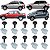 10 Parafuso + 10 Bucha da Moldura Paralama Fiat Palio 2004/2012 - Imagem 3