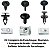 Kit 53 Pcs Presilha Parachoque Ford Ka 2014/2020 - Imagem 2