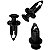 5 Grampo Apliques Laterais Honda Trx Fourtrax 2007/2012 - Imagem 2