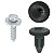 Kit Grampo Presilha Parachoque Traseiro Chevrolet GM Montana 2004/2011 - Imagem 2
