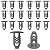 20 Presilha Forro Interno Fiat Strada 2004/2013 - Imagem 1
