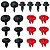 Kit 18 Pcs Grampo Parachoque Ford New Fiesta 2013/2017 - Imagem 1