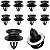 Kit 10 Presilha Grampo Forro Porta Audi Rs4 2000/2014 - Imagem 3