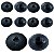 Kit 10 Grampo Forro Carpete Chevrolet GM Trailblazer 2013/2018 - Imagem 1
