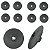 10 Presilha Grampo Forracao Interna Carpete Volkswagen Jetta 2005/2010 - Imagem 1