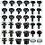 Kit 36 Pcs Grampo Parachoque Traseiro Hyundai Hb20 2020/2022 - Imagem 3