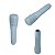 Kit 4 Pino Trava Porta Volkswagen Golf 2000/2014 Cinza - Imagem 2