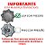 2 Manopla Roldana Regulador Banco Volkswagen Golf 1999/2006 - Imagem 2