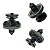 Kit 5 Grampo Presilha Forro Porta Audi Q5 2009/2019 - Imagem 2