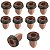 10 Presilha Grampo Bucha Parachoque Traseiro Volkswagen Golf 2008/2014 - Imagem 3