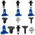 14 Pcs Presilha Parachoque Traseiro Toyota Etios Cross 2013/2018 - Imagem 3