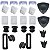 Kit 24 Pcs Acabamento Banco C/ Trava Volkswagen Saveiro 1996/2002 - Imagem 1