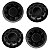 4 Bucha Tampão Porta Dianteira Toyota Fielder 2004/2008 - Imagem 3