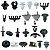 Kit 155 Pcs Mix Grampo Presilha Chevrolet GM Vectra 1997/2005 - Imagem 3