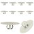 Kit 10 Grampo Presilha Manta Capo Mitsubishi Outlander 2008/2020 - Imagem 1