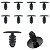 Kit 10 Presilha Forracao Interna Chevrolet GM Prisma 2007/2018 - Imagem 1