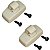 Kit 2 Presilhas Suporte Quebra Sol Volkswagen Golf 1999/2013 - Imagem 1