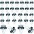 Kit 30 Grampo Presilha Forro Porta Chevrolet GM Prisma 2007/2012 - Imagem 1