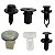 Kit 52 Pcs Grampo Parachoque Traseiro Toyota Corolla Xrs 2017/2019 - Imagem 4