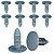 10 Grampo Presilha Forro Teto Chevrolet GM Onix 2013/2020 - Imagem 3