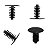 Kit 10 Grampo Presilha Teto Chery QQ 2011/2022 - Imagem 2