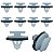 10 Presilha Moldura Externa Retrovisor Chevrolet GM Onix Novo 2020/2022 - Imagem 3