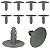 10 Grampo Presilha Forro Teto Toyota Rav4 2005/2012 - Imagem 3