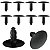 10 Grampo Presilha Forro Carpete Assoalho Toyota Camry 2006/2011 - Imagem 1