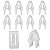 10 Grampo Presilha Painel Instrumentos Fiat Toro 2016/2022 - Imagem 3