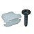10 Bucha + 10 Parafuso Moldura Externa Renault Clio 1998/2016 - Imagem 4