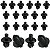 20 Presilha Spoiler Parachoque Chevrolet GM Chevette Hatch 1985/1987 - Imagem 3