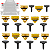 Kit 22 Grampo Parafuso Moldura Superior Lateral Caçamba Nova Strada 2020/2023 - Imagem 1