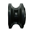 Grampo Presilha Carretel  Plastico 31,2X9,4mm - Imagem 1