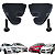 Grampo Presilha Suporte Quebra Sol Chevrolet GM Onix 2013/2022 Grafite - Imagem 1